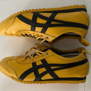 Onitsuka Tiger by Asics Yellow and Black Sneakers - women’s 9.5